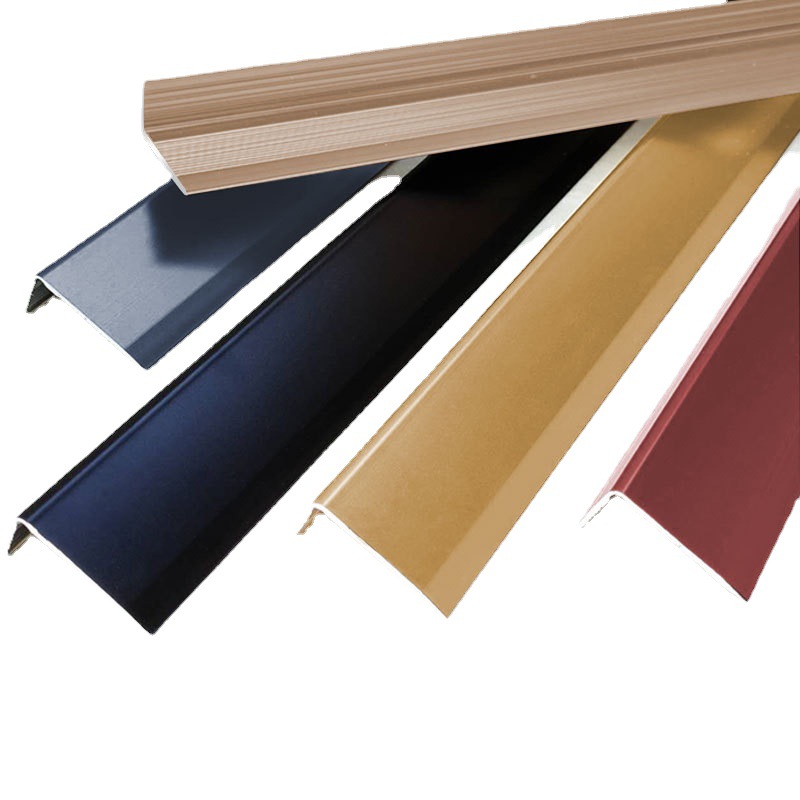 l型铝合金直角收边条地板压条瓷砖楼梯包边条装饰条金属l形收口条