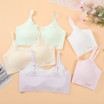 女童内衣发育期小学生初中生青春期第二阶段少女儿童无痕文胸薄款