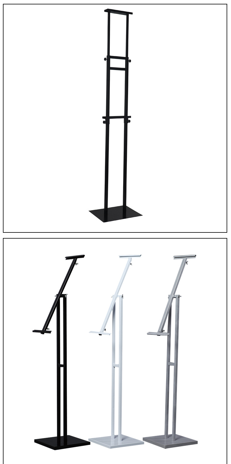 kt板展架广告牌展示架展板海报架宣传架落地式立式支架招聘架子