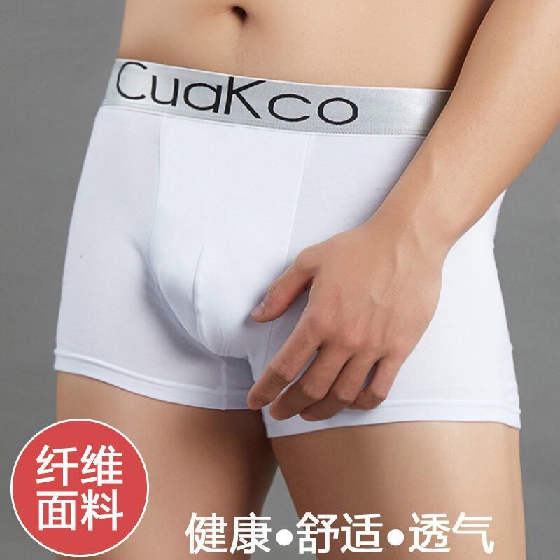 Men's Underwear Factory Wholesale Comfortable Breathable Fashion Youth Men's Pants Head Four Corners Panties Boxers Best-Seller on Douyin