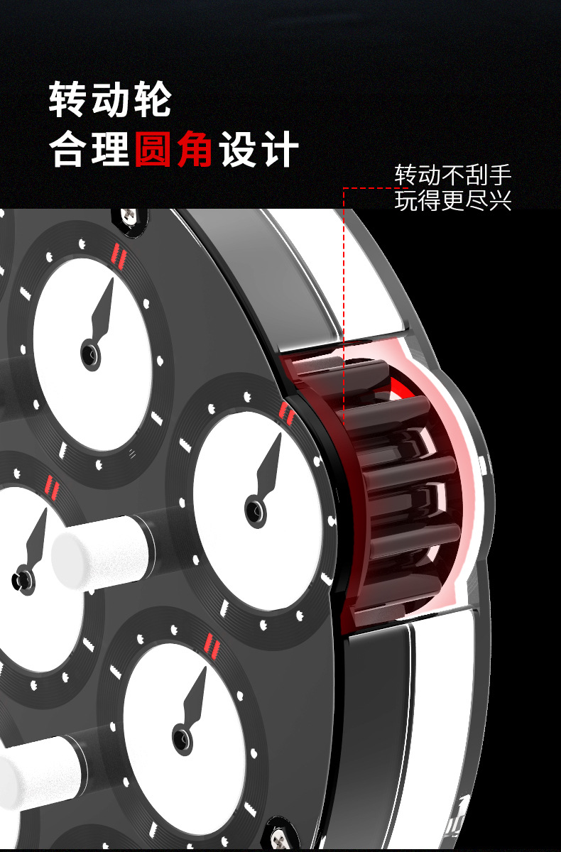 奇艺魔方格传世魔表magic clock磁力专业比赛专用双面魔a益智玩具