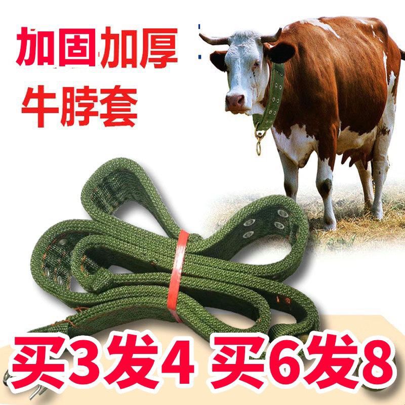 加厚牛脖套牛龙头栓牛脖套牛项圈牛笼头羊脖套通用育肥牛犬用项圈