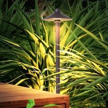 led花园草坪灯户外防水别墅庭院引路过道灯家用插地太阳能蘑菇灯