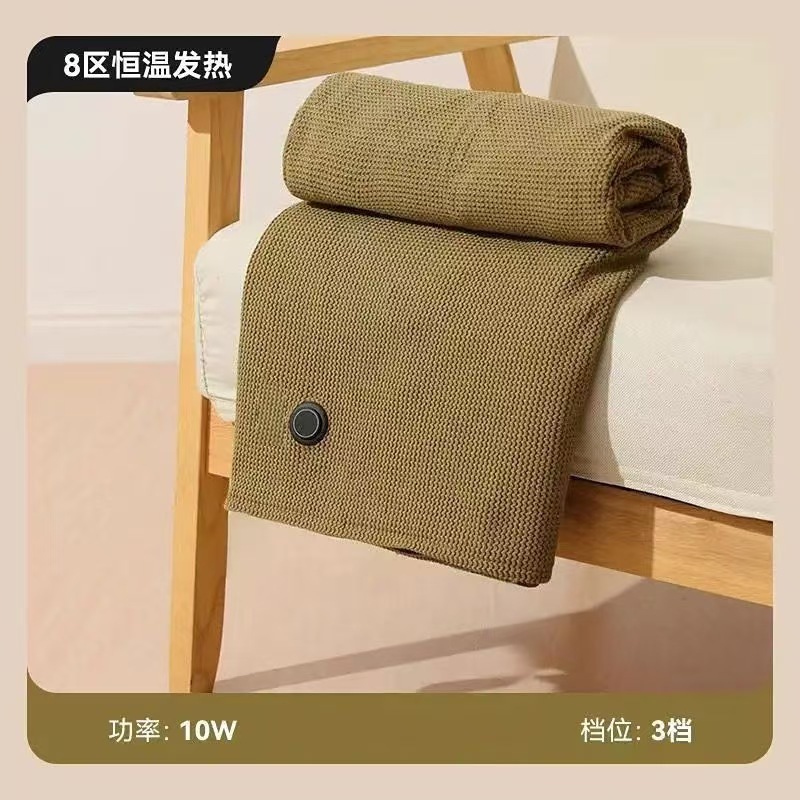 fall/winter hot-selling rug heating shawl car quick heating office electric heating blanket single cushion warm body cover blanket