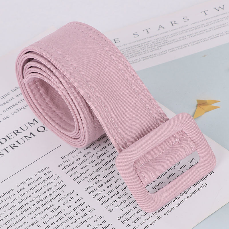 布料风衣腰带女士简约百搭带扣环布条宽腰封黑色配件带配裙子大衣