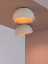 斜口卧室灯吸顶灯创意儿童房间灯个性木日式侘寂奶油风主卧室灯具