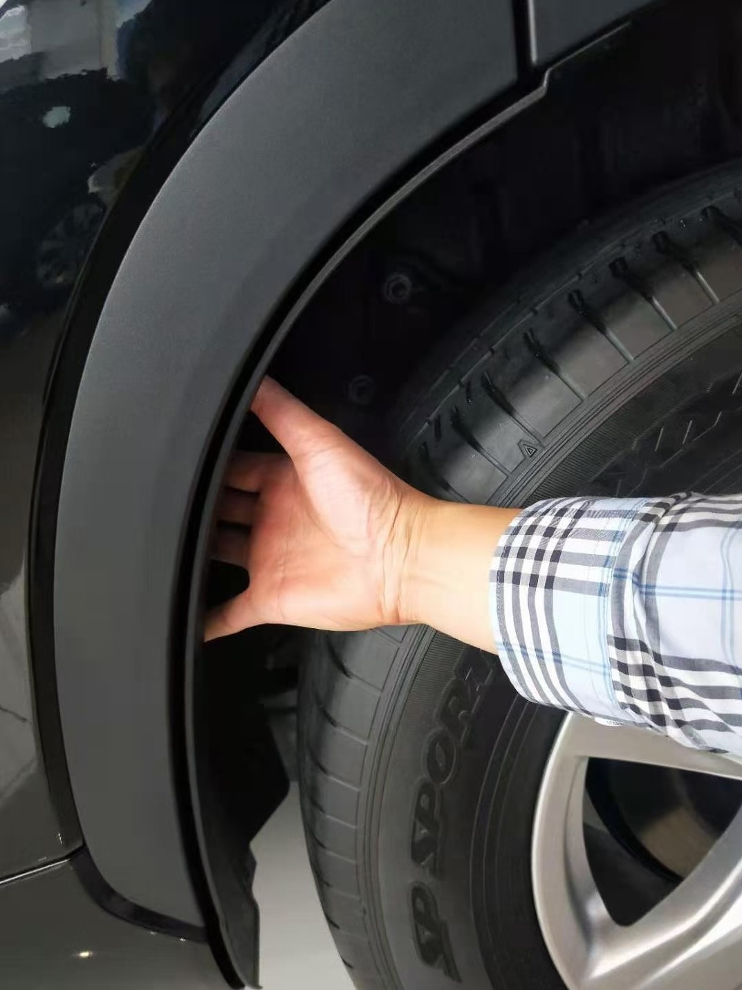 适用21款汉兰达皇冠陆放后门车门内衬挡泥板