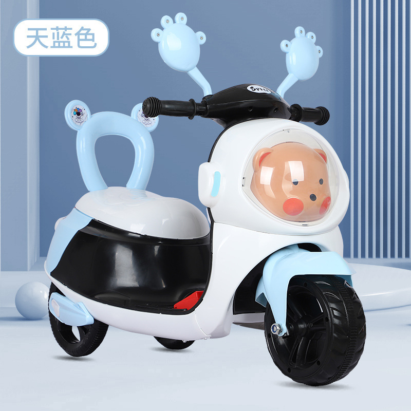 Children's Electric Motor Tricycle 1-3-6 Years Old Male and Female Baby Battery Stroller Portable Toy Car Remote Control