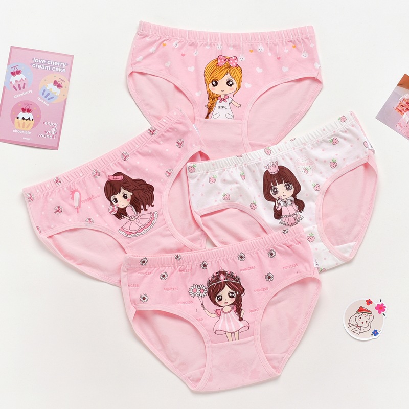 批发女童内裤可爱卡通儿童三角裤1-12岁女宝宝内衣裤女孩短裤a类