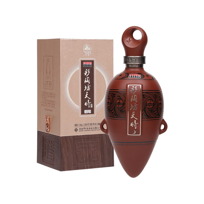 仰韶 彩陶坊 天时月亮 高度白酒 53度 500ml 单瓶装 陶融香型 新