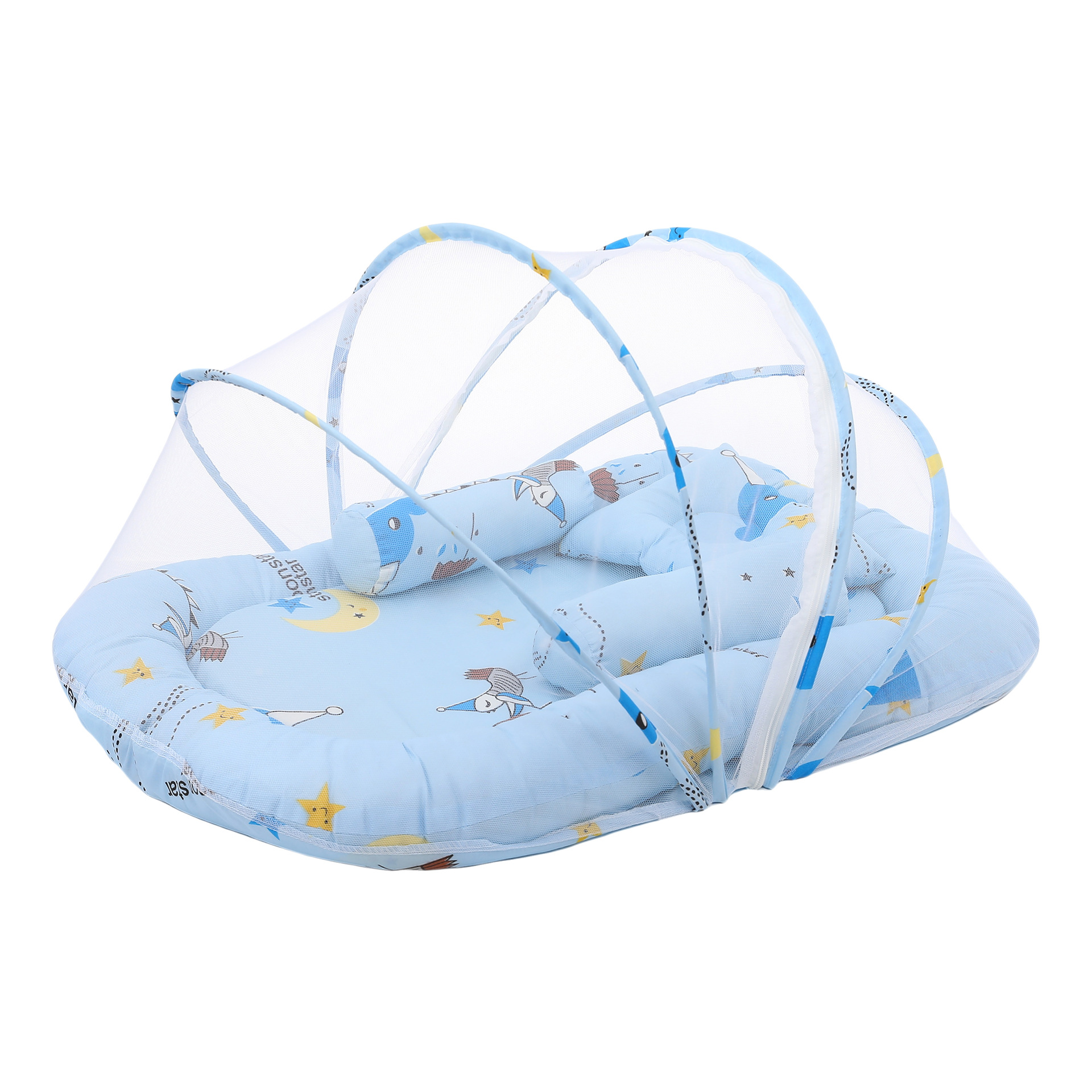 2023 Exclusive for Cross-Border New Baby Anti-Mosquito Net Children's Breathable Mesh Mosquito Net Portable Crib
