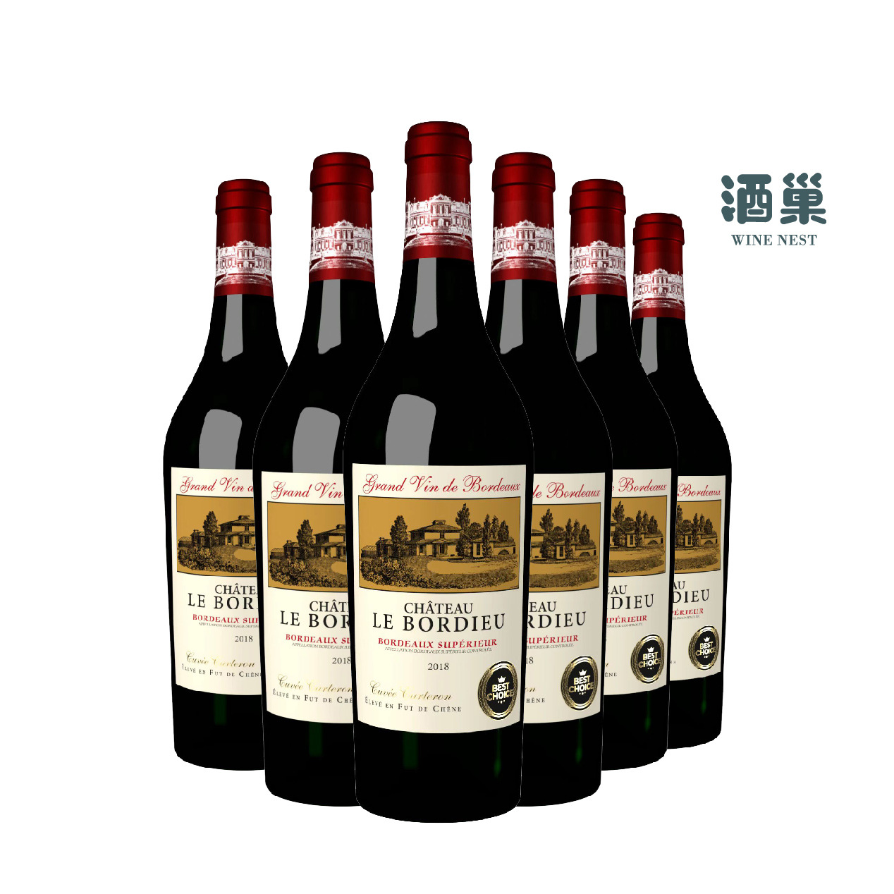 宝地古堡超级波尔多750ml进口红葡萄酒-阿里巴巴