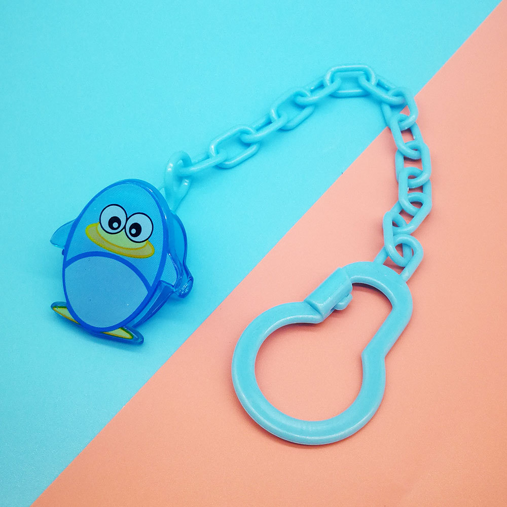 Teether Rope Buckle Baby Pacifier Chain Pacifier Clip Plastic Mouth Toy Chain Cartoon Plastic Pacifier Accessories