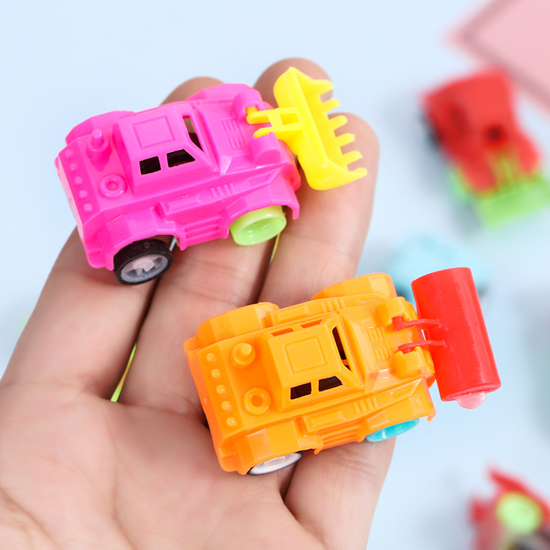 New Color Mini Warrior Small Engineering Vehicle Excavator Bulldozer Baby Car Factory Wholesale