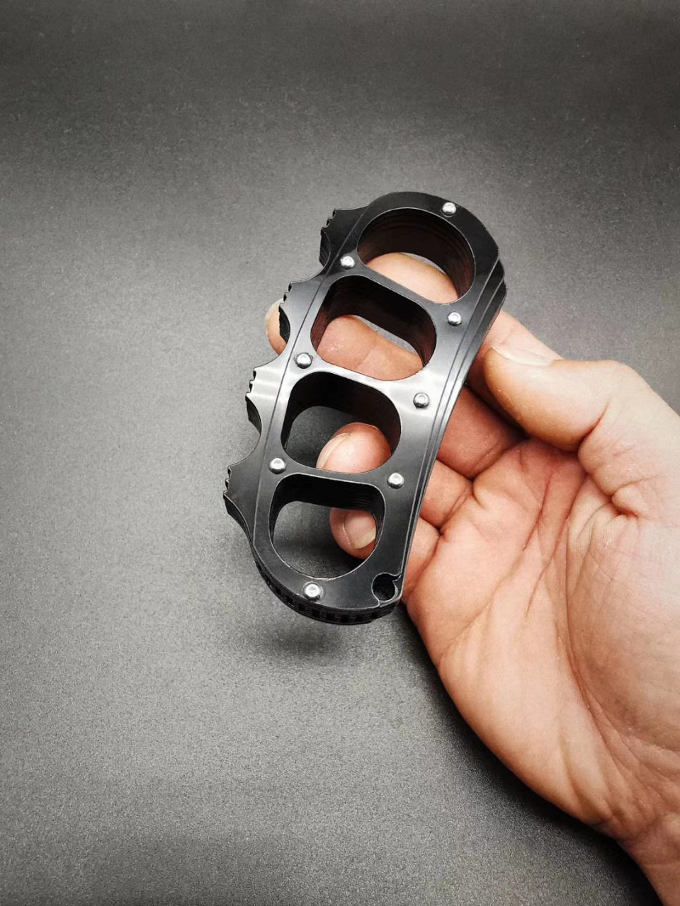 非金属豌豆荚防身武器合法指虎edc破窗随身钥匙扣手撑拳头