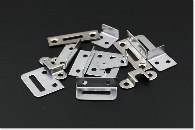 家具五金锁片 抽屉锁挂片 抽屉锁挡片 锁舌卡扣 橱柜门锁配件铁片