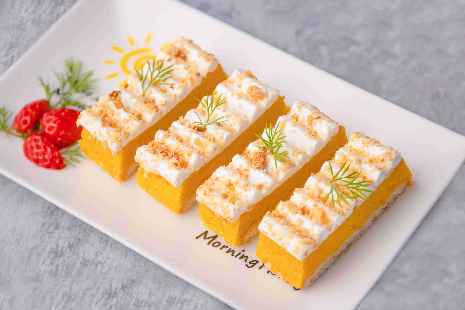 味之素南瓜蛋挞冷冻即食蛋糕日式南瓜味糕点自由分切南瓜蛋挞