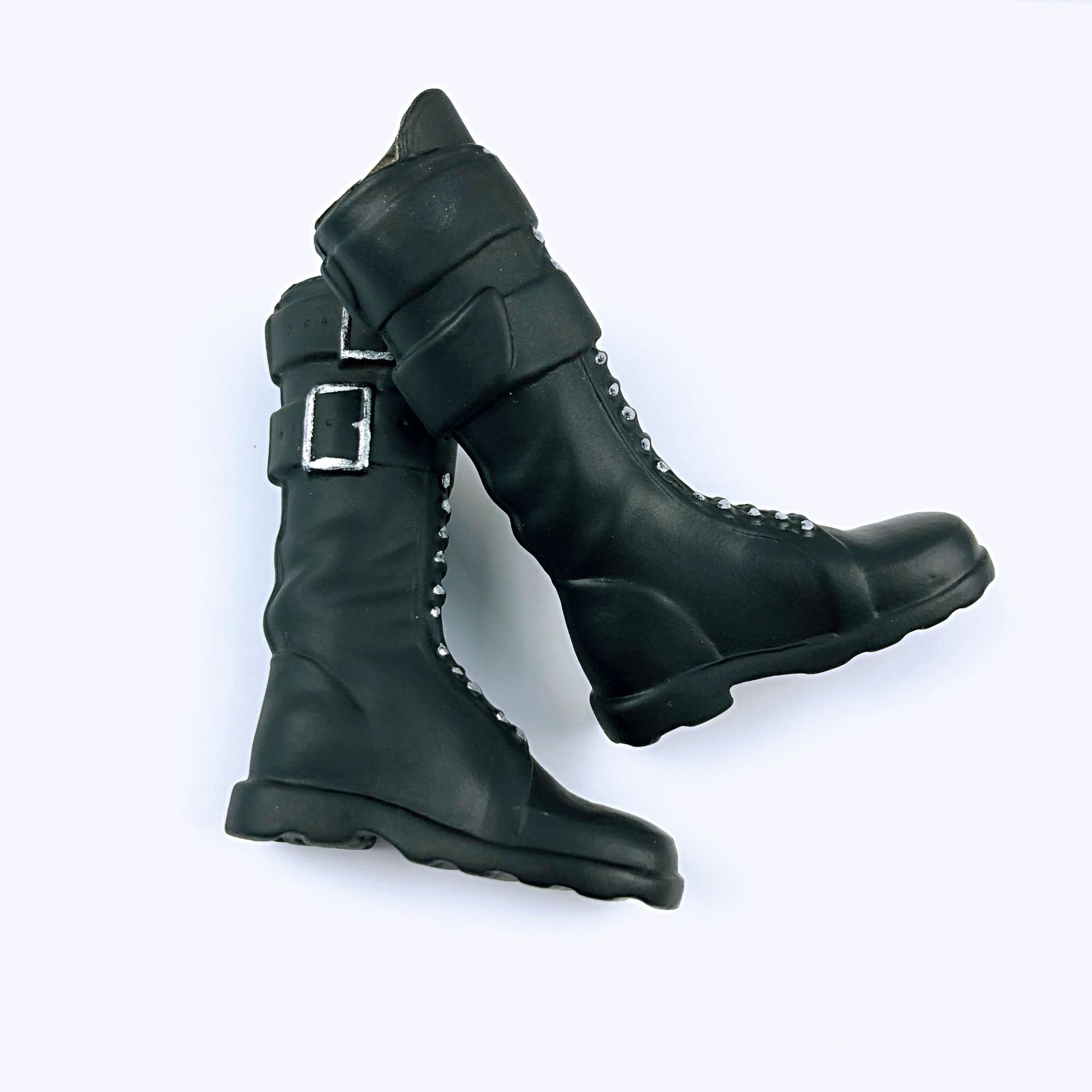 工厂定制blythe手工牛皮鞋定制兵人皮鞋女兵人靴子1/6兵人配件