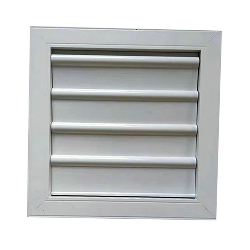 铝合金自垂百叶风口 外墙方形自垂百叶窗 铝合金排风扇送风口