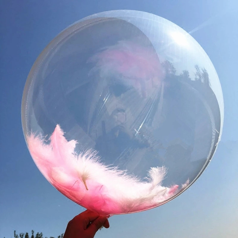 Internet Celebrity/36 Inch Bounce Ball Transparent Ornament Ball Wholesale Summer Stall Gift Ball Floating Empty Party Birthday