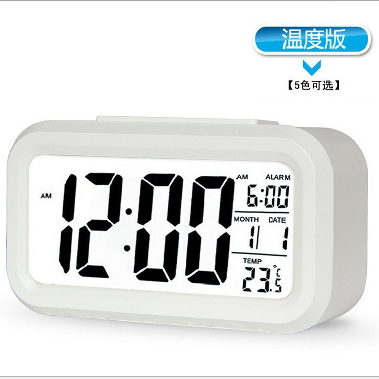 Cross-Border Foreign Trade Electronic Clock Children's Alarm Clock Electronic Alarm Clock Perpetual Calendar Little Alarm Clock Digital Clock Manufacturer
