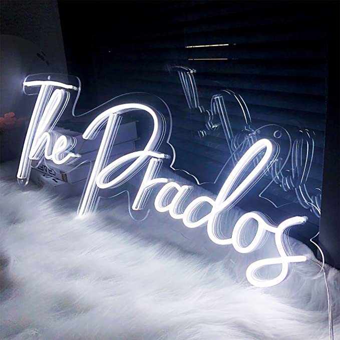 网红广告牌霓虹灯发光字diy图案led亚克力材质手举牌室内软管造型