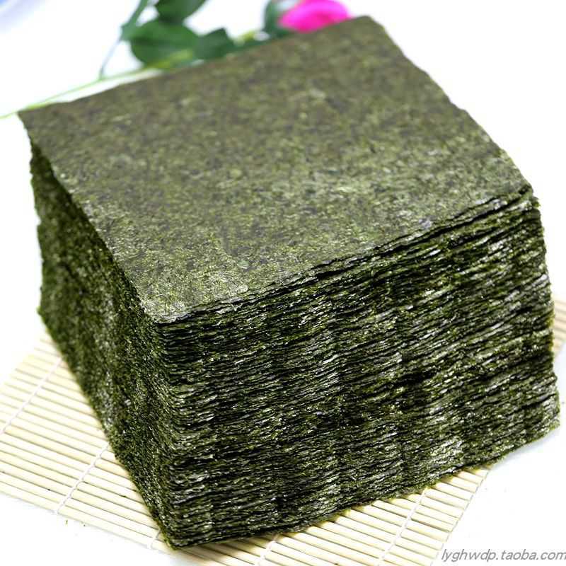 本场寿司海苔料理寿司包饭专用 紫菜50枚/袋 海苔寿司紫菜寿司
