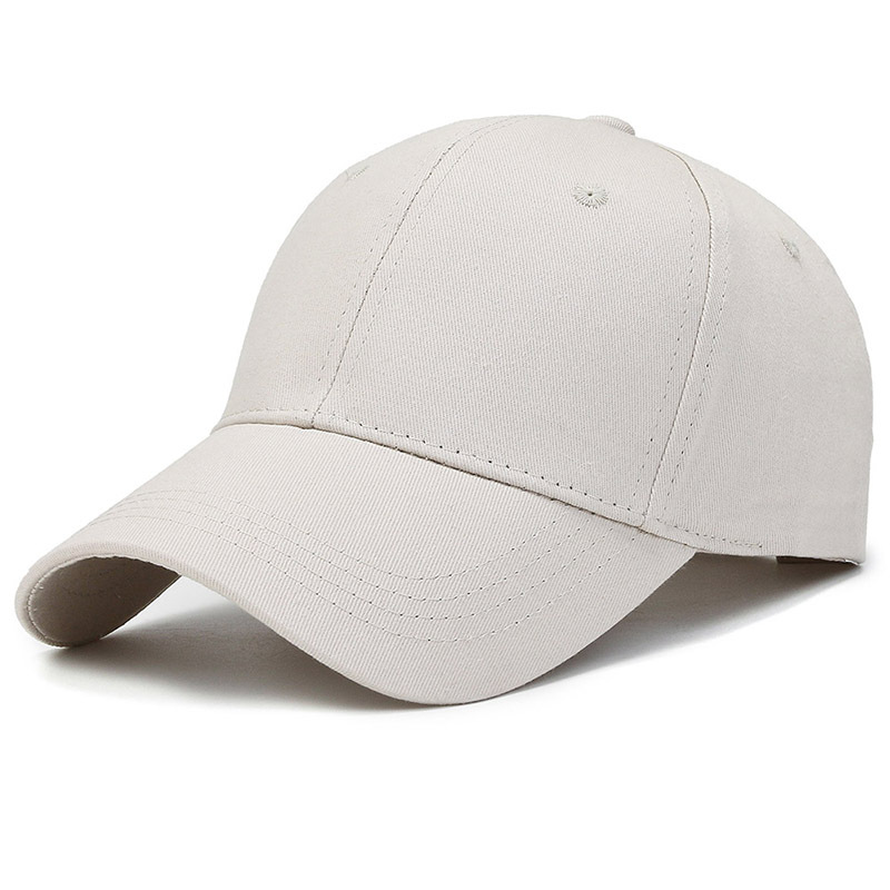 Cotton Hard Top Peak Cap Men's and Women's Solid Color Light Board Spring and Summer Outdoor Sun Protection Sun Hat Casual Baseball Cap Fashion Wholesale