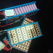 18650锂电池盒6节带保护盒板。12V48V60V72V组DIY移动干