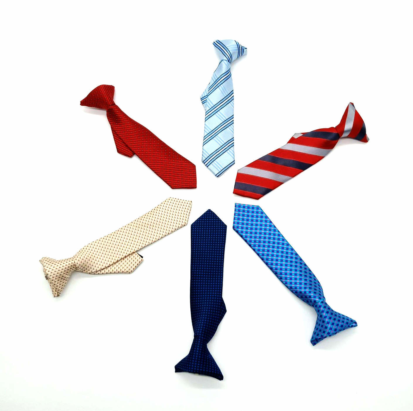 儿童扣带领带6-18mon厂家定制挂扣学生正装休闲方便挂扣领带