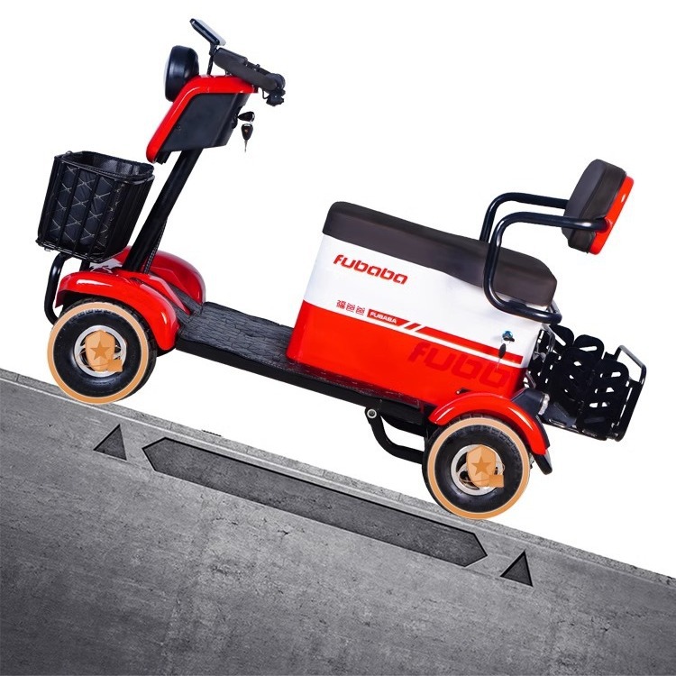 小巴士新款高端老人代步车两座四轮电动车老年专用家用c6电瓶车