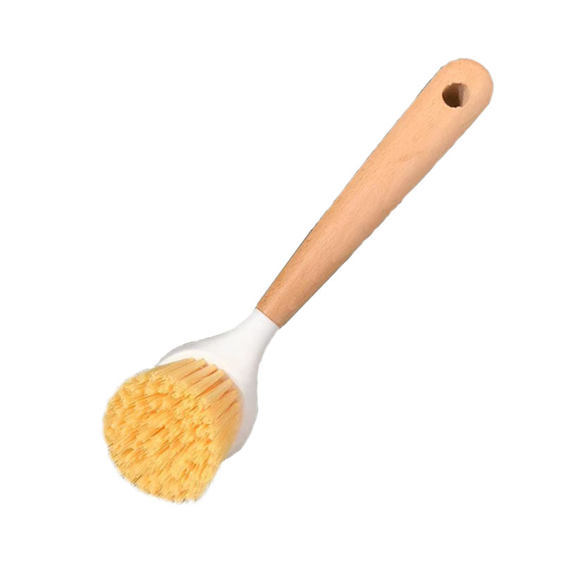 Sisal Wok Brush Wooden Handle Dish Brush Multifunctional Long Handle Kitchen Cleaning Wok Brush Oil-Free Wok Brush Pot Dish Bowl Brush