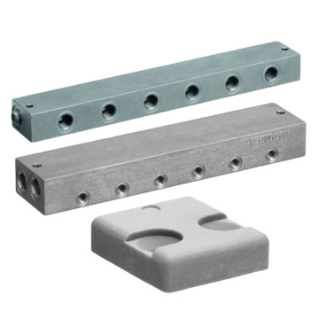 aventics安沃驰盲板numatics底座asco阀汇流板分气块1825503390