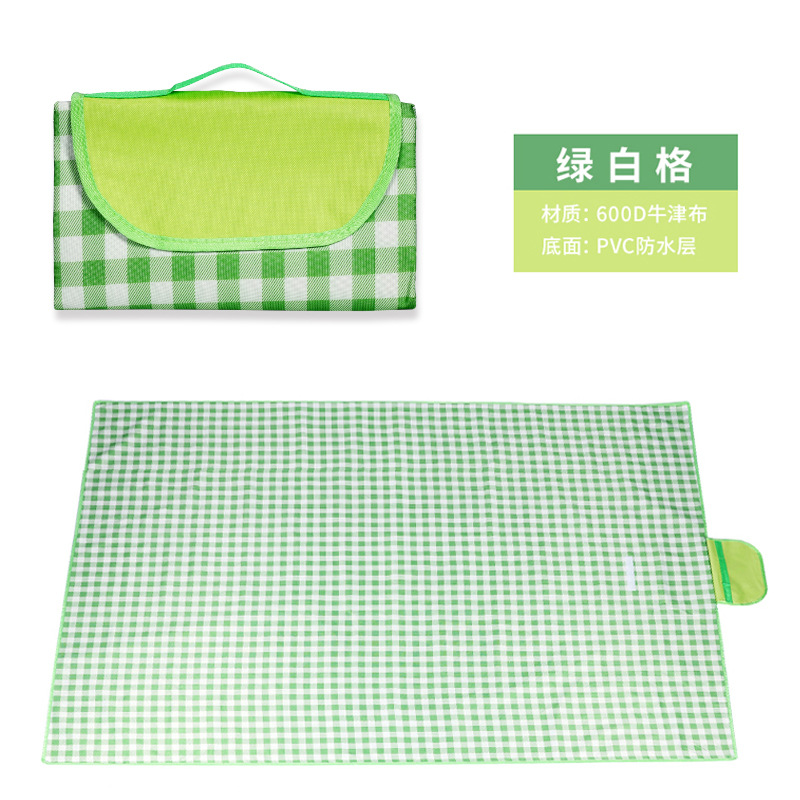 Cross-Border New Arrival Picnic Mat Oxford Cloth Moisture Proof Pad Outdoor Camping Mat Portable Folding Waterproof Tent Beach Mat