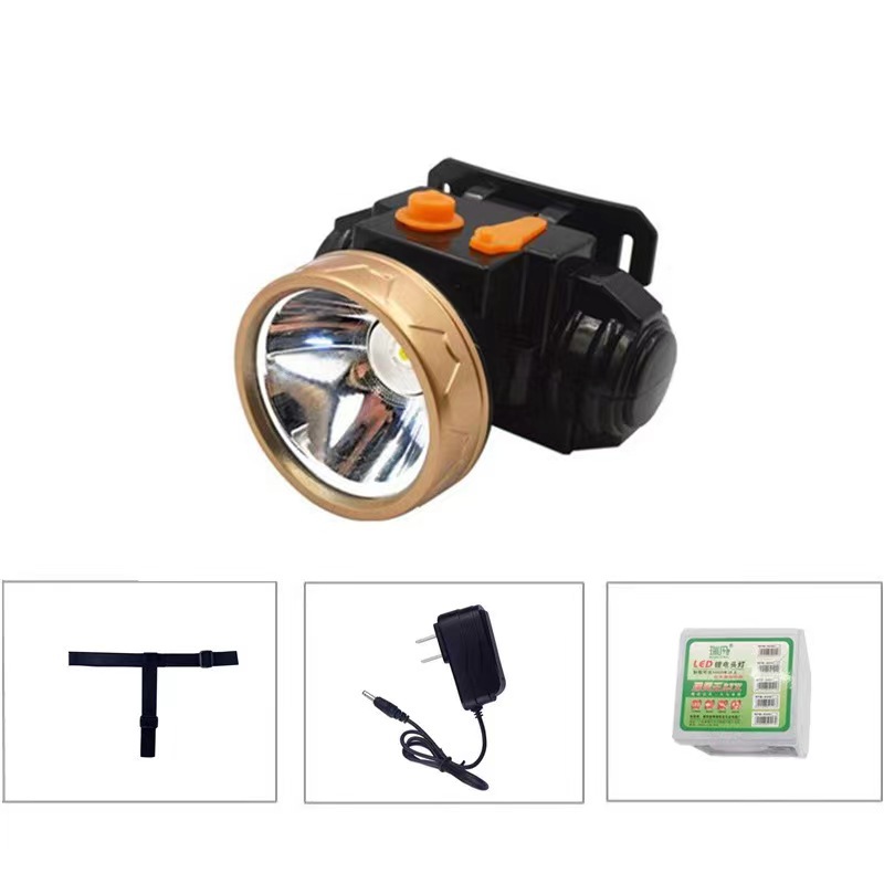 Headlight Induction Strong Light Charging Super Bright Head-Mounted Flashlight Waterproof Lithium Battery Outdoor Exclusive for Fishing Led Miner's Lamp