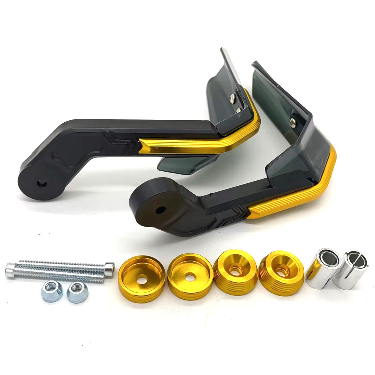 摩托车改装牛角挡风护手 电动车手把车把保护防风保护罩电摩通用