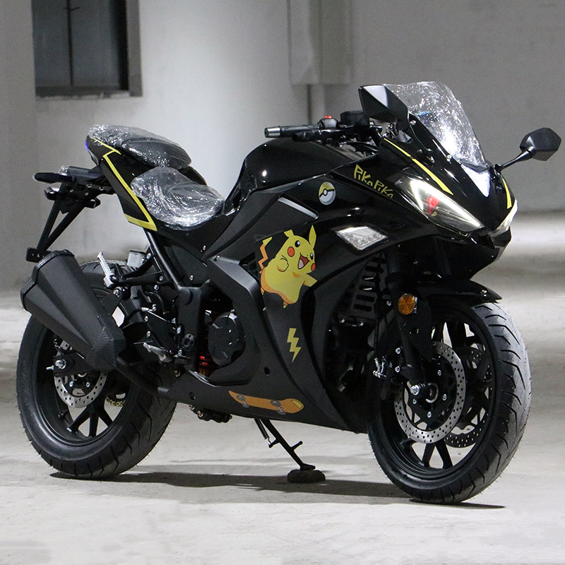 全新v6摩托车国四电喷跑车400公路赛 小忍者r3地平线重机车可上牌