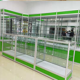 西药柜台玻璃展示柜置物架药品陈列柜子药房医药诊所药店货柜商用