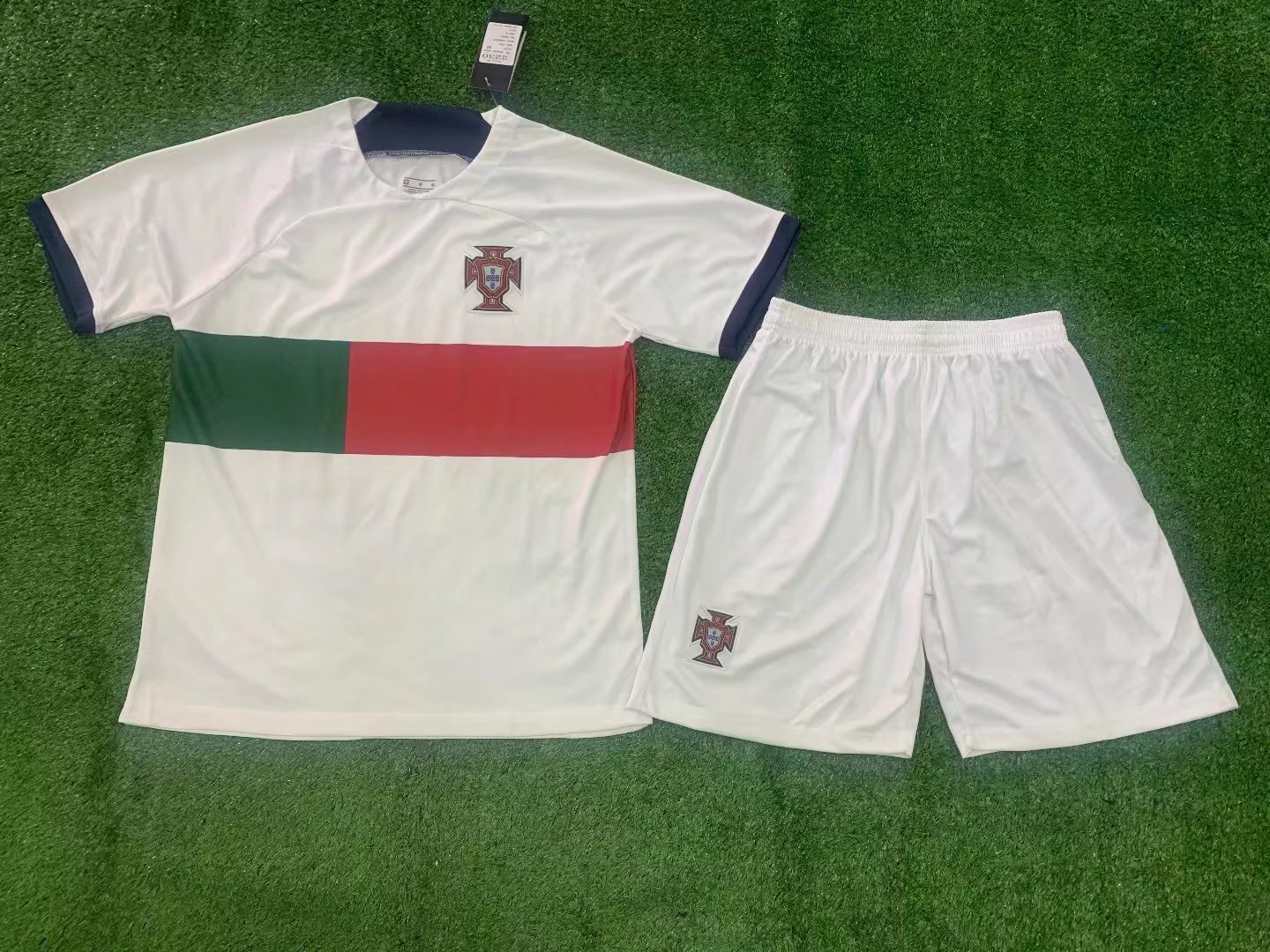 22-23世界b葡萄牙客场国家队足球服套装球衣成人xs