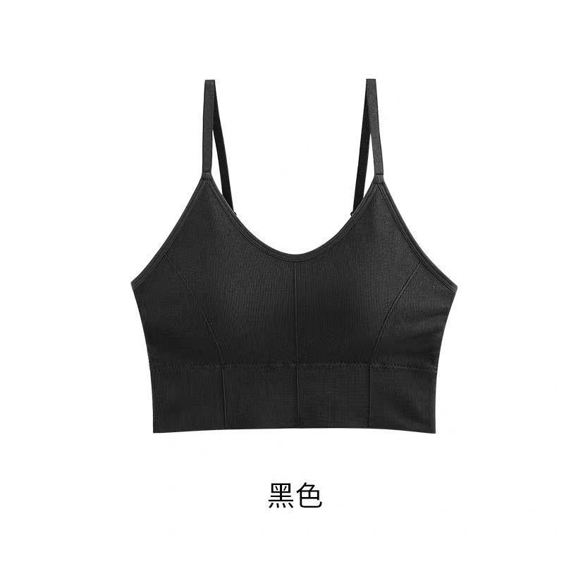 Internet Celebrity Kaka Same Style Backless Bra Underwear Sexy Strap Push up Underwired Tube Top Girl Sports Vest for Women