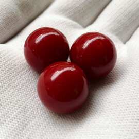 仿红珊瑚 海竹珊瑚散珠 优化红色珊瑚单珠 半成品diy手工材料串珠