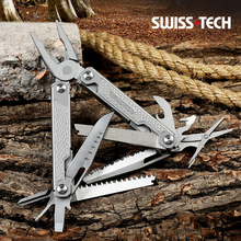 SWISS TECH 17 in 1 Multi Plier Stainless Steel Folding Wire
