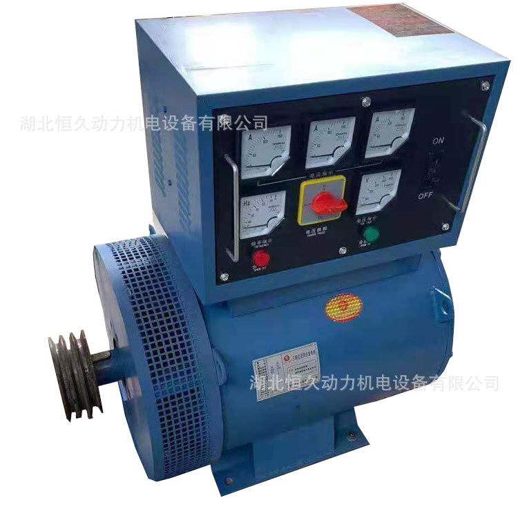 武汉30千瓦柴油发电机单机皮带式电球STC-30KW