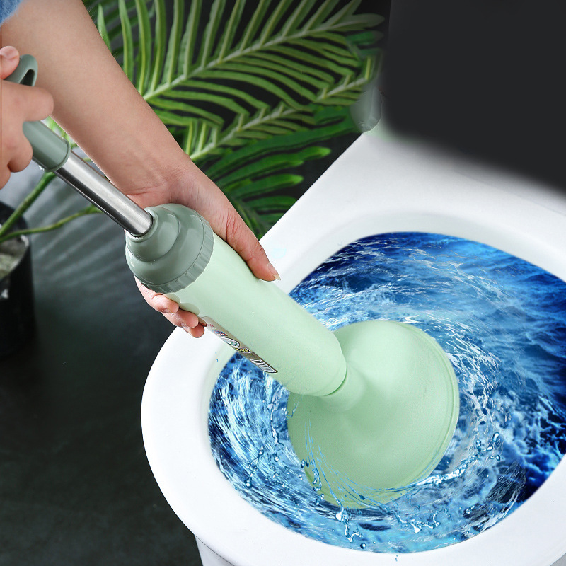 Vacuum Toilet Dredger Suction Toilet Plunger Holder Kitchen Plug Dredger Domestic Toilet Sewer Plunger