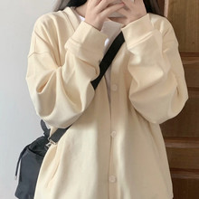 开衫休闲外套女春秋季新款棒球服卫衣小个子韩版时尚上衣oversize