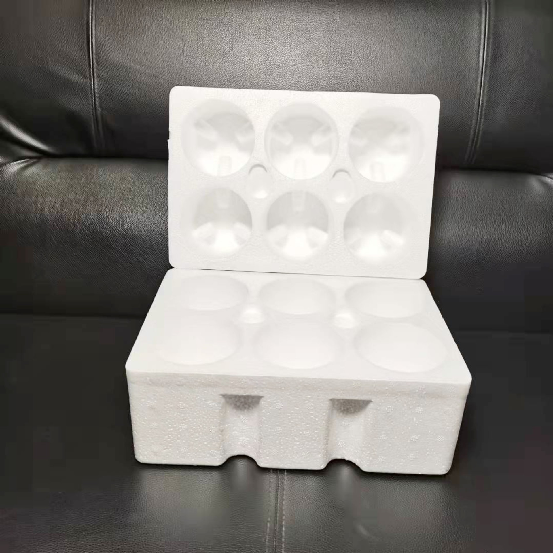 六瓶白酒泡沫箱加厚1支2支6支纸箱快递泡沫盒酒水饮料白酒泡沫箱