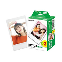 富士instax mini拍立得迷你相纸mini11 3寸通用20张白边胶片相机