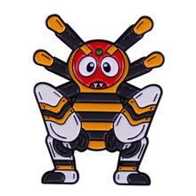 铁甲小宝金属英雄蜘蛛侦探胸针徽章童年回忆纪念