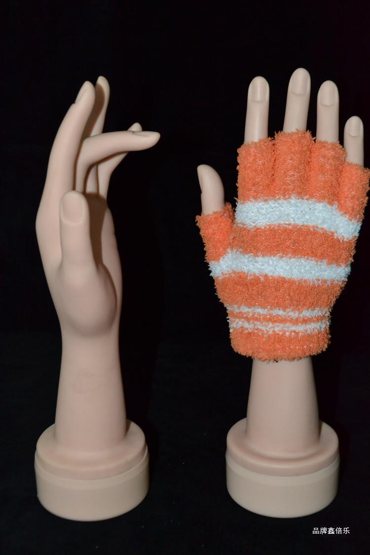 美甲假手 美甲练习手模型软手模 手套模型 戒指手模高档手模左手