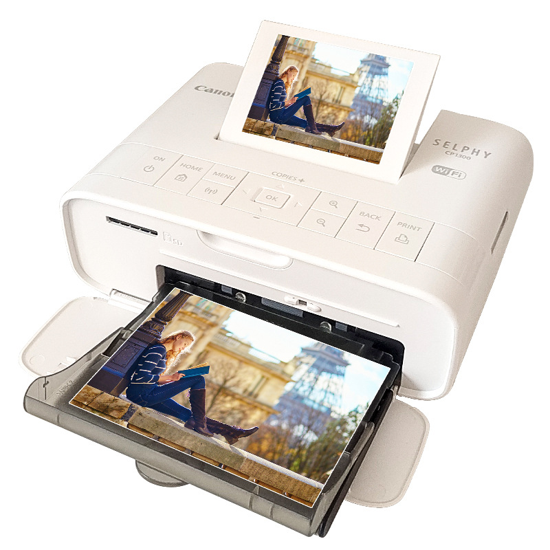 佳能cp1300彩色照片打印机小型家用便携式手机无线证件相片冲印机